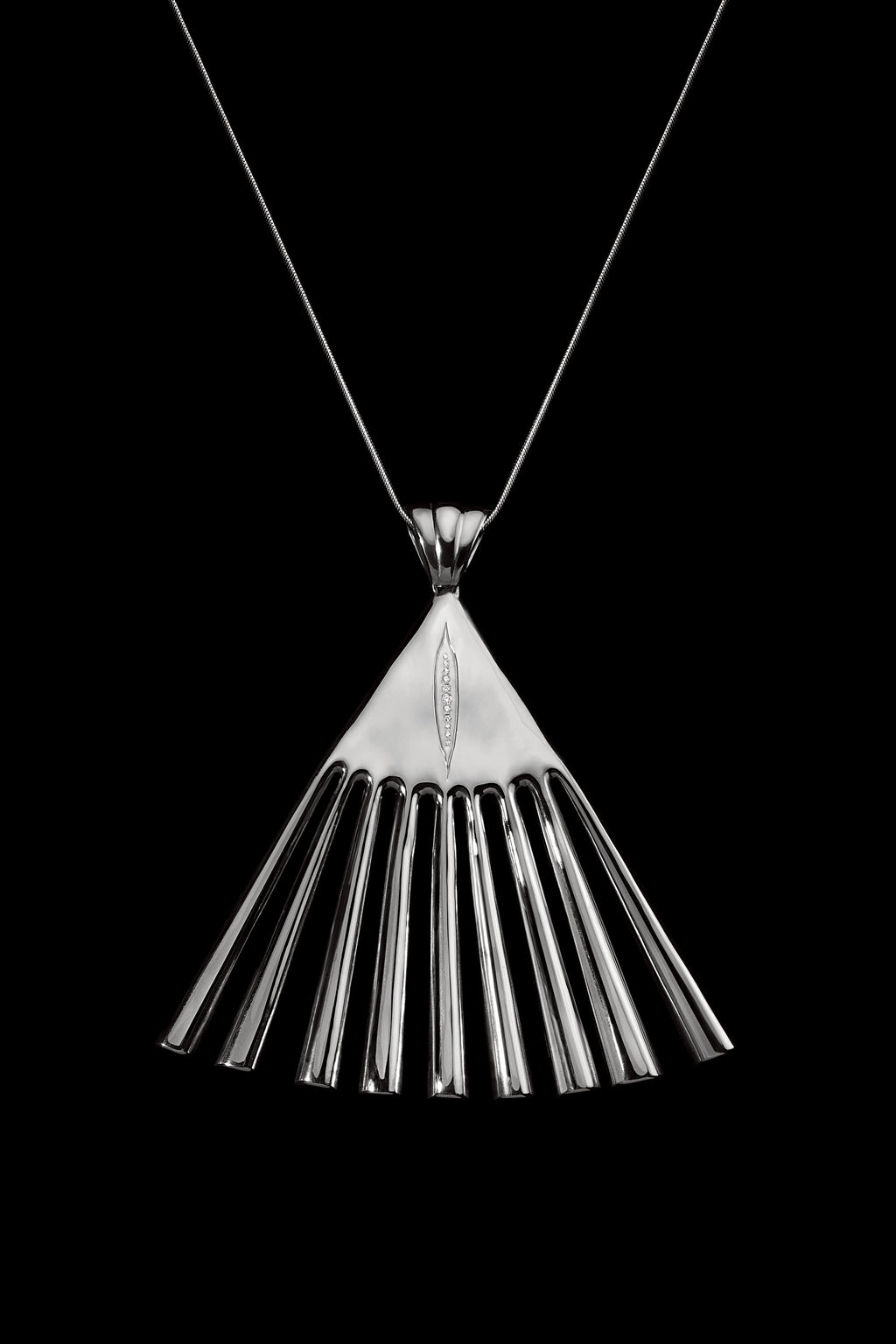 The Carolyn Fan Pendant