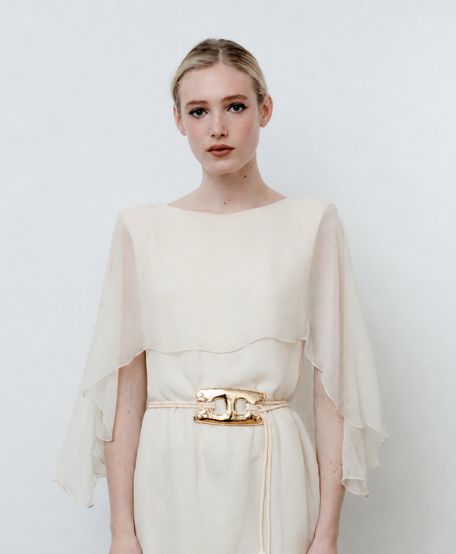 Valentina Belt Ivory image 4