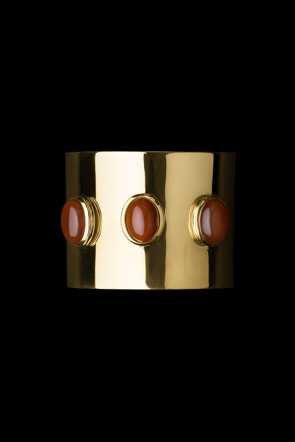 Fiona Carnelian Gold Cuff image 3