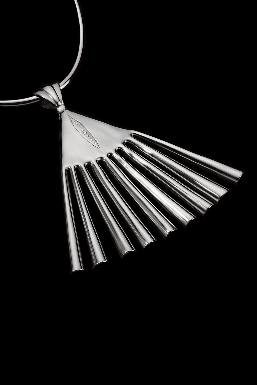 The Carolyn Fan Pendant image 2