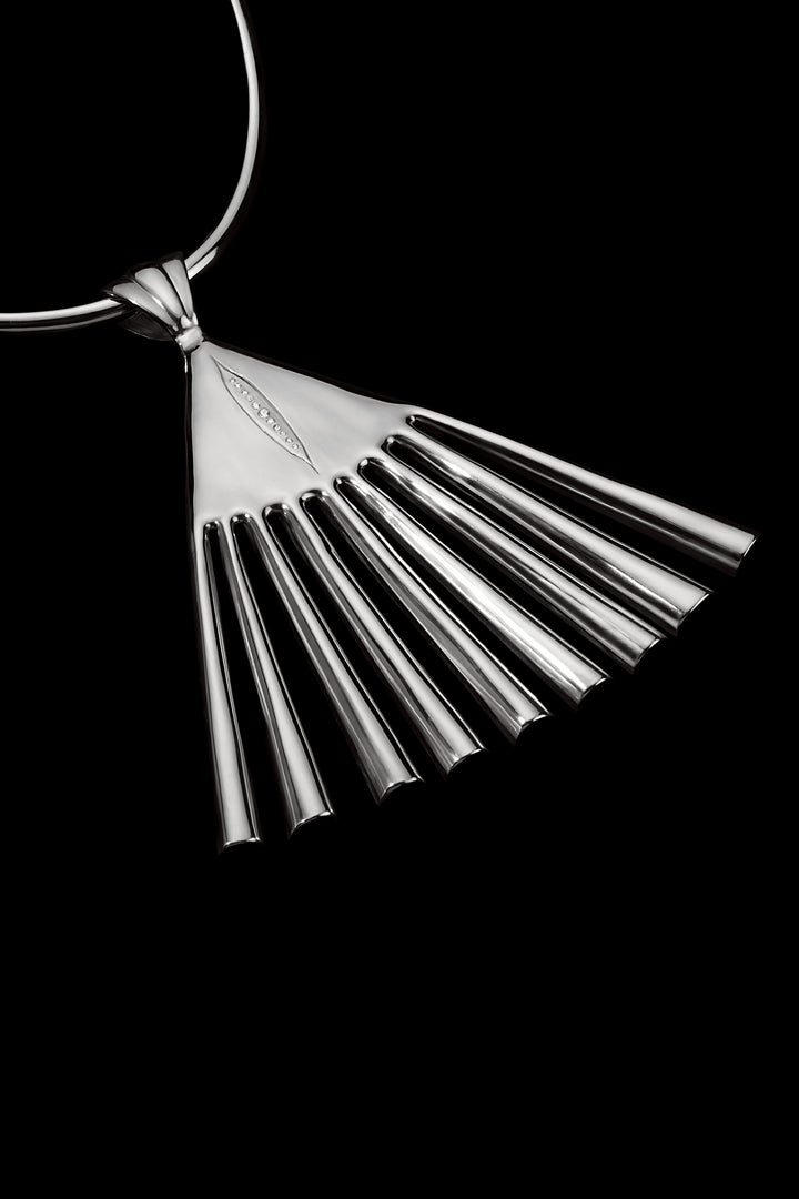 The Carolyn Fan Pendant
