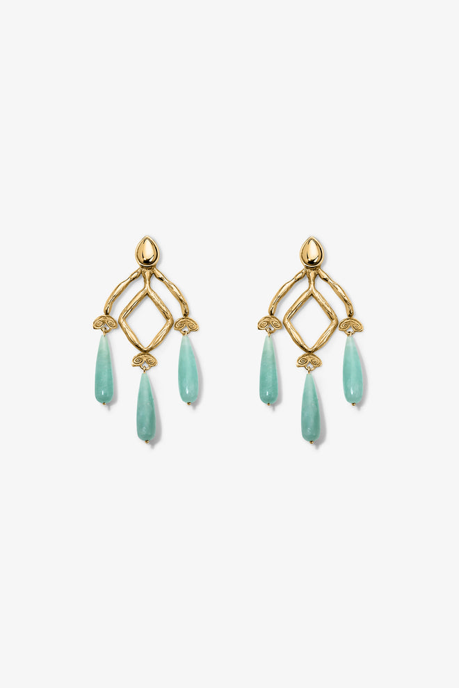 Sienna Amazonite Earrings