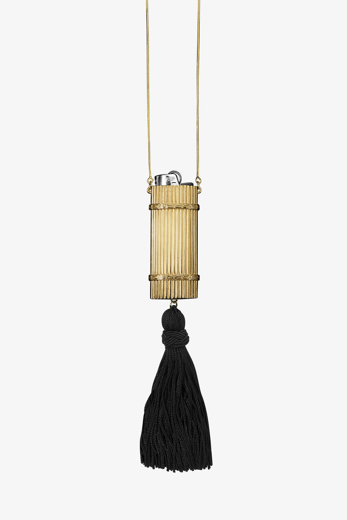 Deco Lighter Pendant in Gold