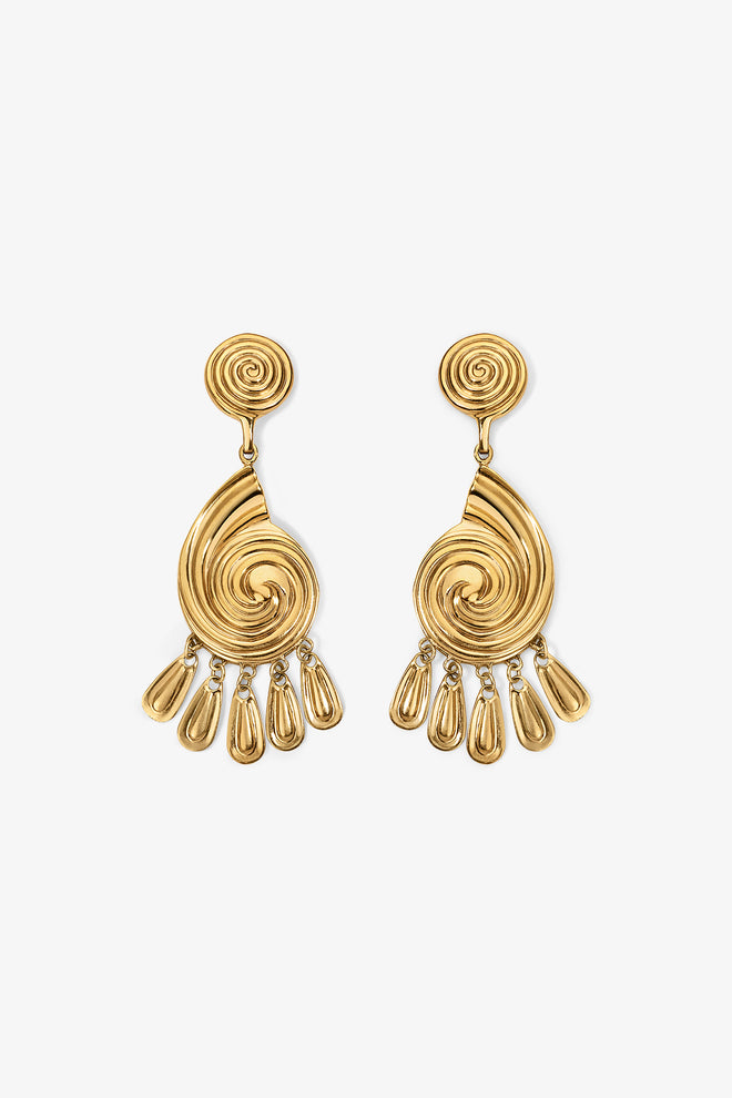 Eliza Earrings in Gold