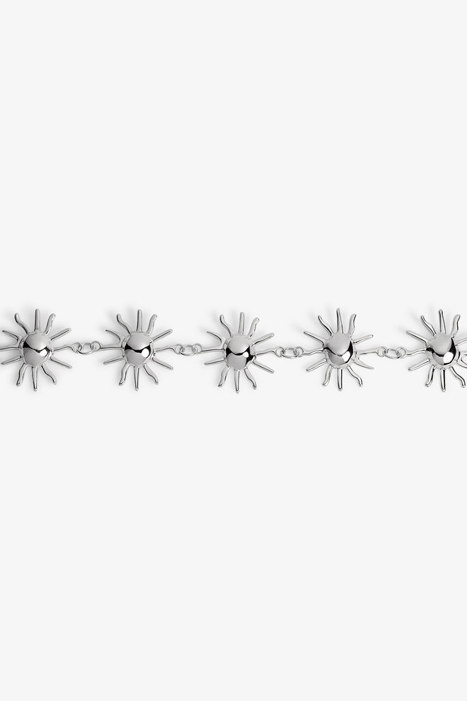 Soleil Belt in Silver