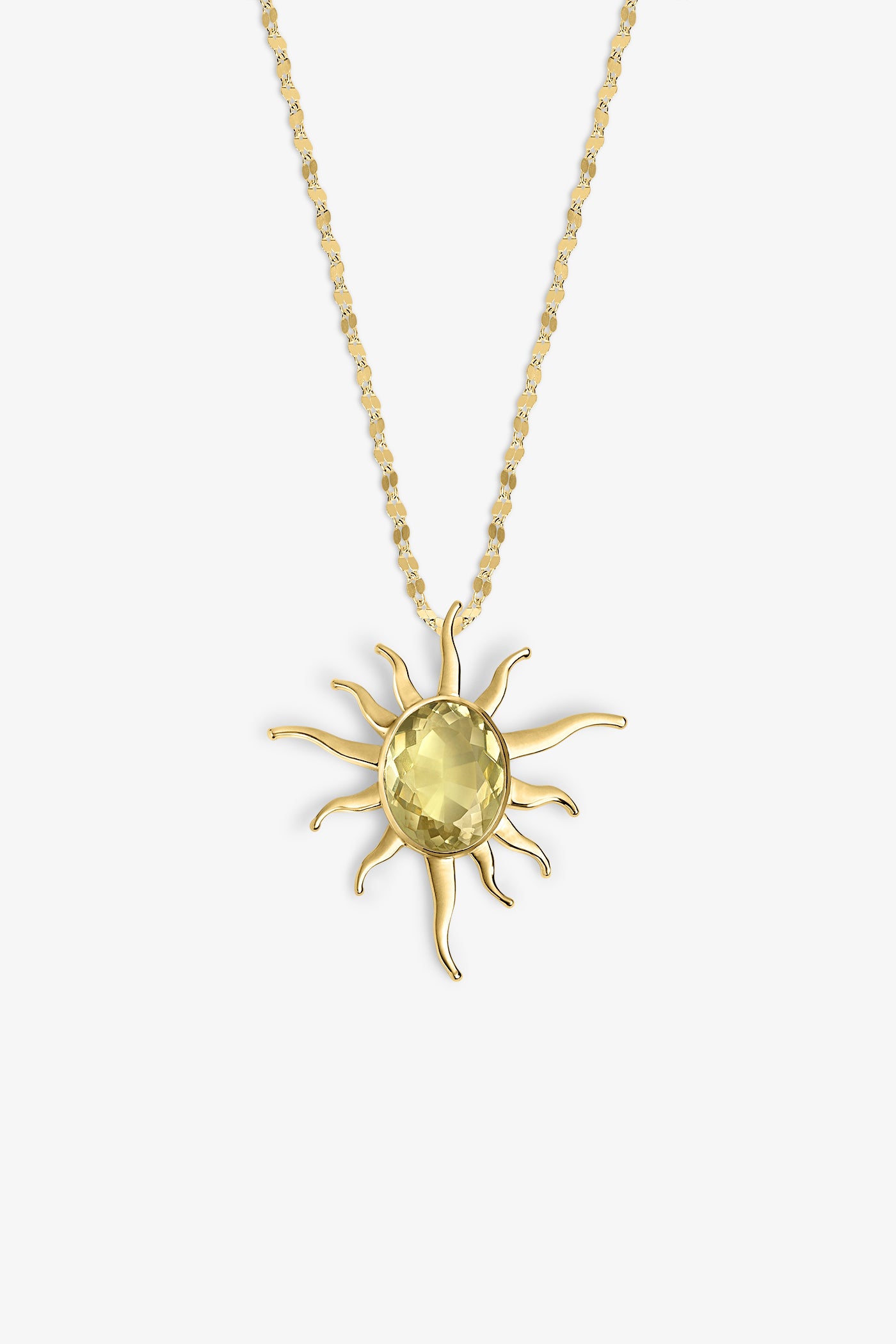 Iris Pendant in Gold