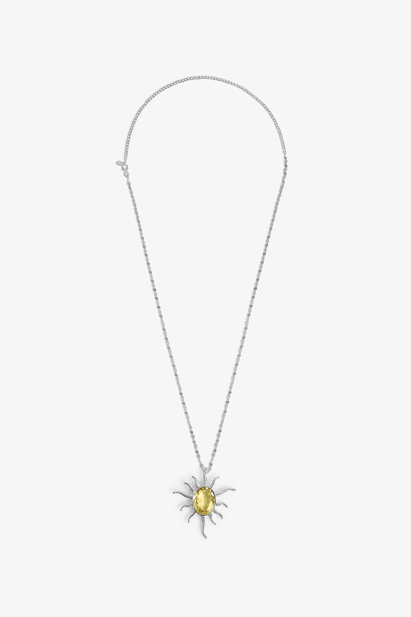 Iris Pendant in Silver