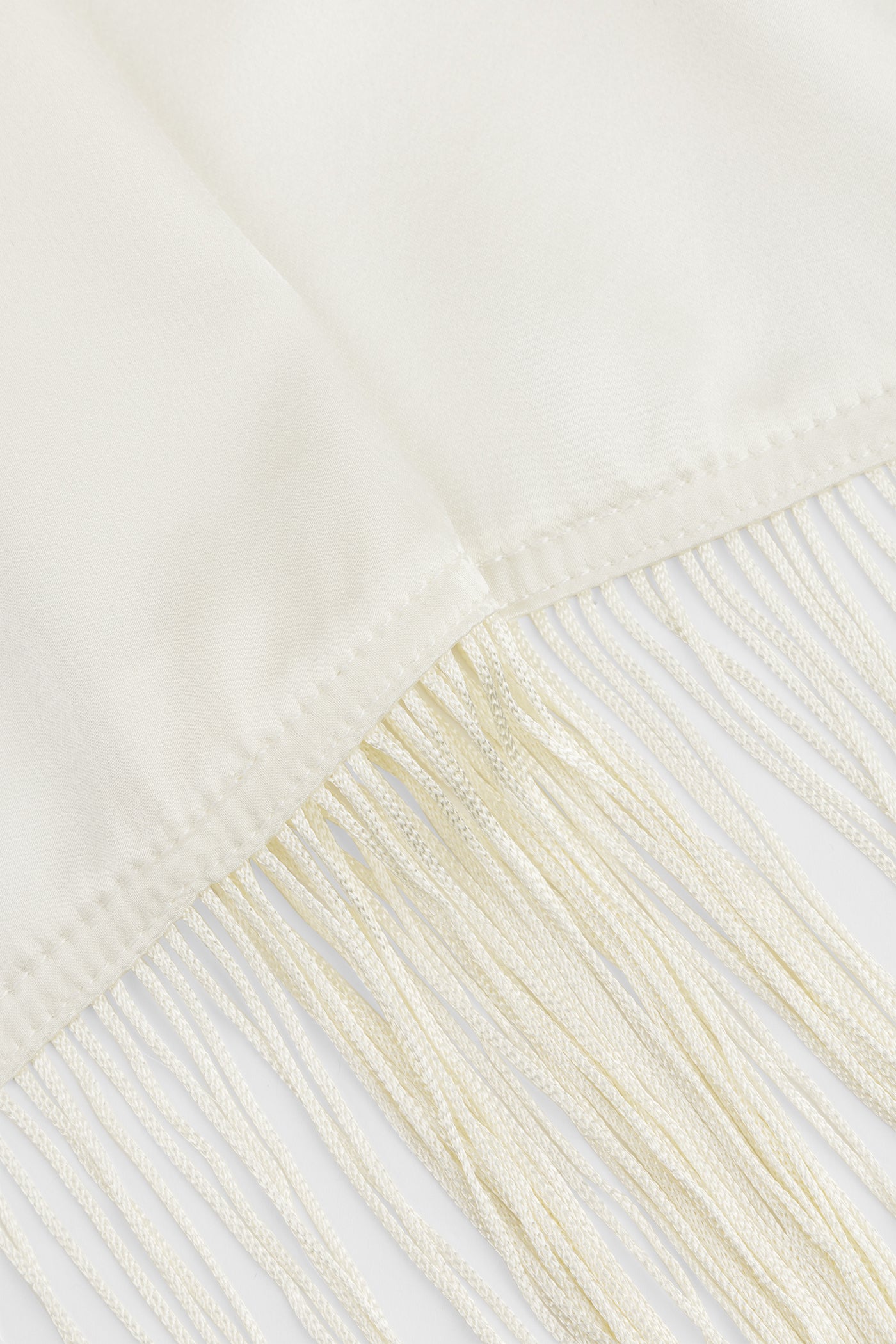 Lydia Silk Shawl in Ivory