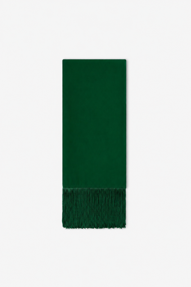 Lydia Silk Shawl in Emerald