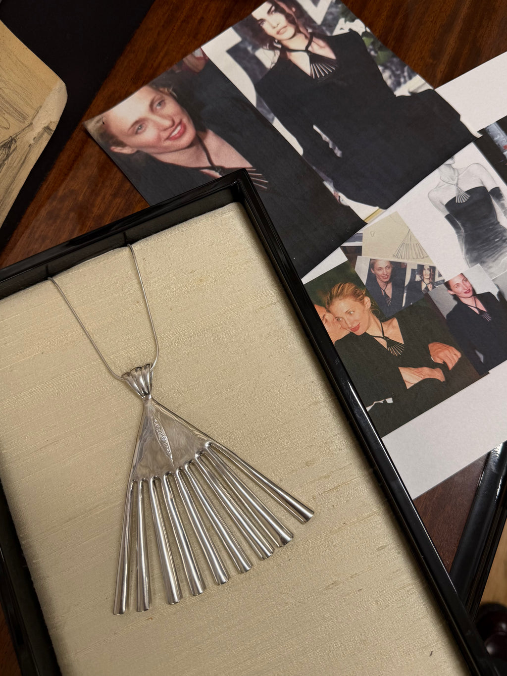 The Carolyn Fan Pendant image 6
