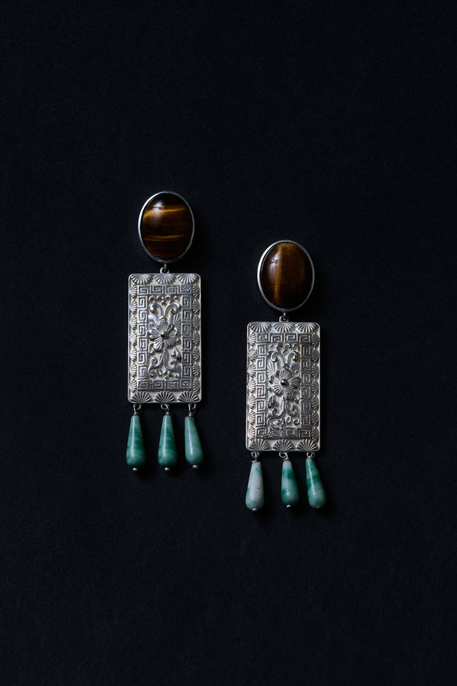 Penelope Earrings in Silver