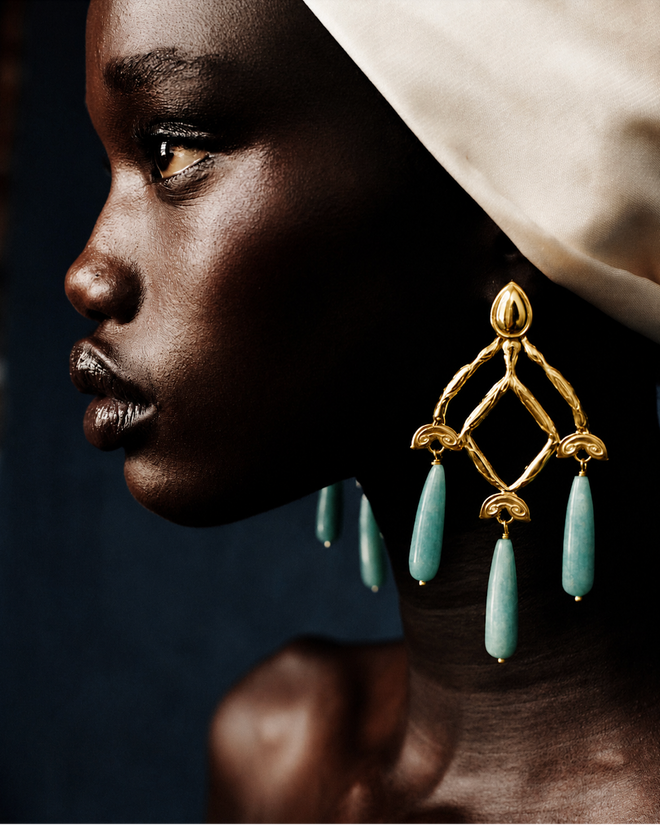 Sienna Amazonite Earrings